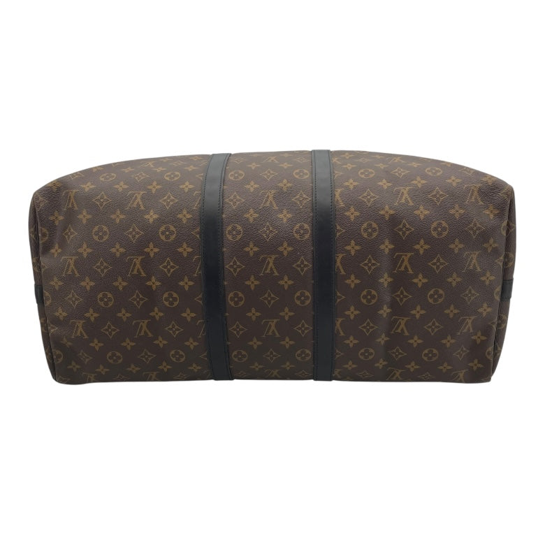 ルイ・ヴィトン LOUIS VUITTON キーポル・バンドリエール 55  M45614 ブラウン モノグラム・マカサー ユニセックス ボストンバッグ