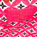 ルイ・ヴィトン LOUIS VUITTON ナノ ノエ ホワイト×ピンク モノグラム・フラワースタイル レディース ショルダーバッグ