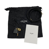 セリーヌ CELINE セーズ ミニ 197983 ブラック レザー レディース ショルダーバッグ