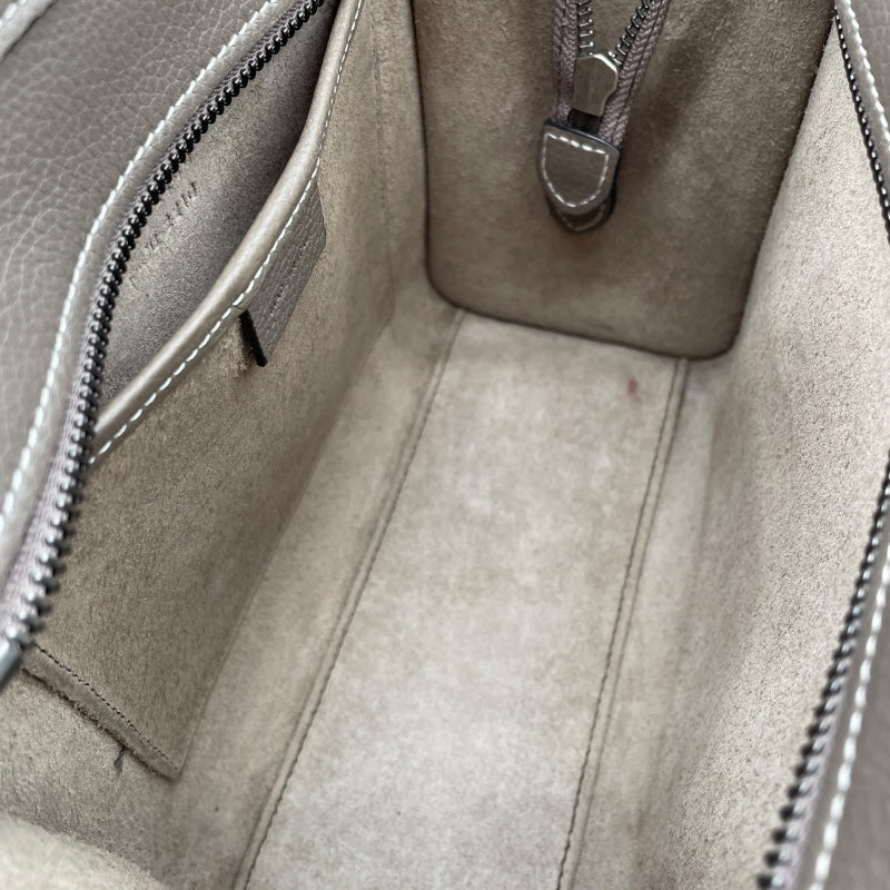セリーヌ CELINE ラゲージナノショッパー 189243 カーキ ドラムドカーフ レディース ショルダーバッグ
