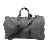 ルイ・ヴィトン LOUIS VUITTON キーポル・バンドリエール45 N41418 ブラック ダミエ・グラフィット メンズ ボストンバッグ