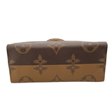 ルイ・ヴィトン LOUIS VUITTON オンザゴーGM M45320 ブラウン モノグラム・ジャイアント・リバース ユニセックス トートバッグ