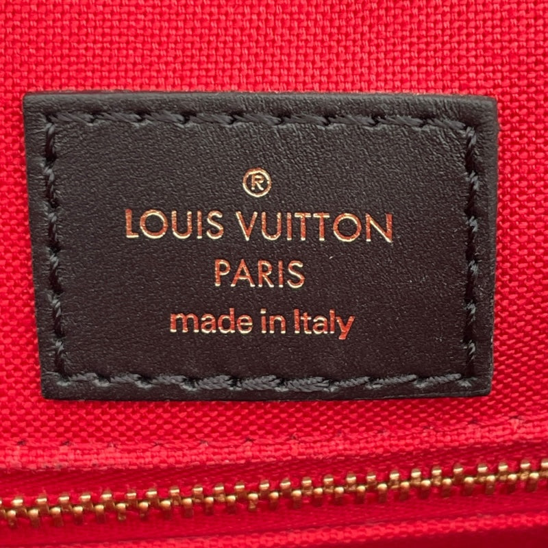 ルイ・ヴィトン LOUIS VUITTON オンザゴーGM M45320 ブラウン モノグラム・ジャイアント・リバース ユニセックス トートバッグ