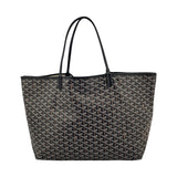 ゴヤール GOYARD サンルイGM ブラック PVCコーティングキャンバス レディース トートバッグ