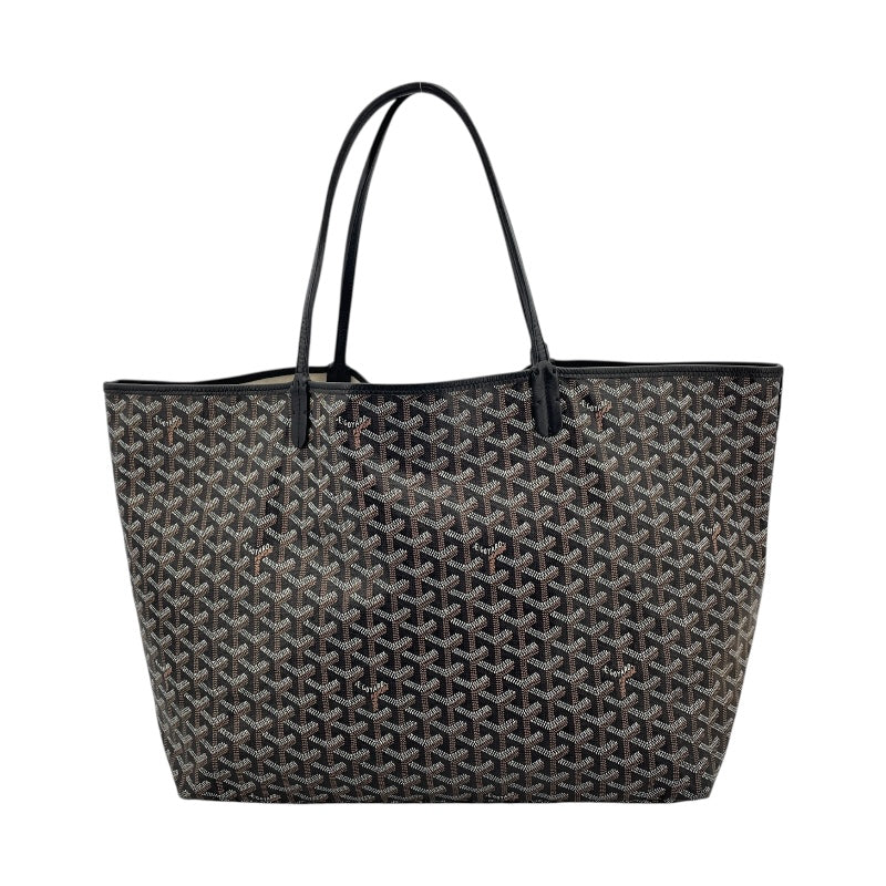 ゴヤール GOYARD サンルイGM ブラック PVCコーティングキャンバス レディース トートバッグ