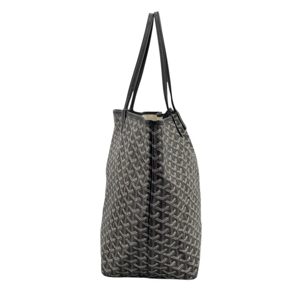 ゴヤール GOYARD サンルイGM ブラック PVCコーティングキャンバス レディース トートバッグ