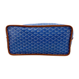 ゴヤール GOYARD アンジュGM ブルー コーティングキャンバス ユニセックス ハンドバッグ