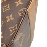 ルイ・ヴィトン LOUIS VUITTON オンザゴー MM M45321 ブラウン モノグラム・ジャイアント リバース レディース ハンドバッグ