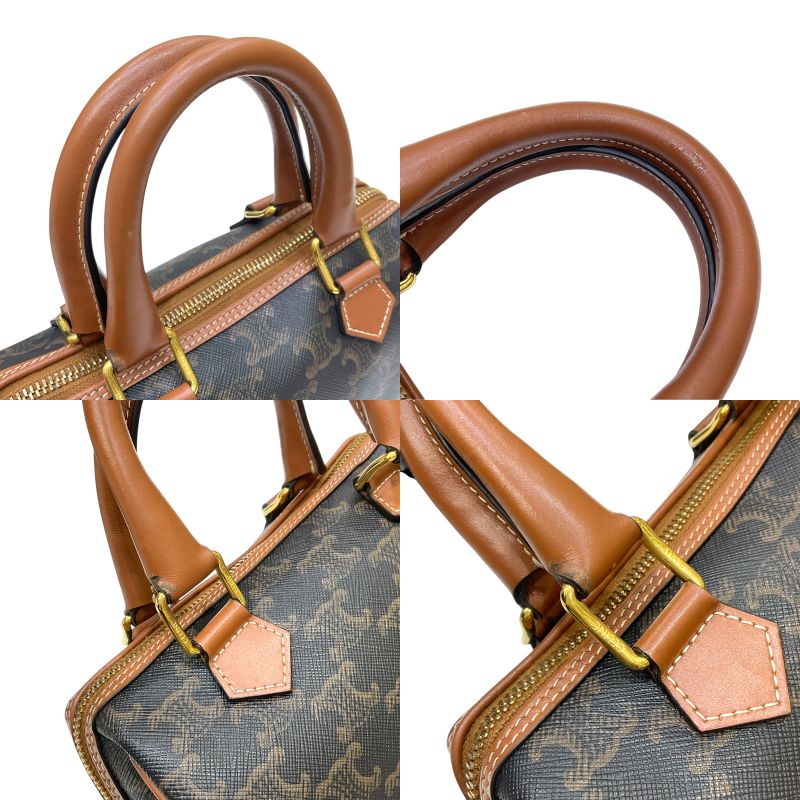 セリーヌ CELINE スモール ボストン 113772 タン トリオンフキャンバス レディース ハンドバッグ