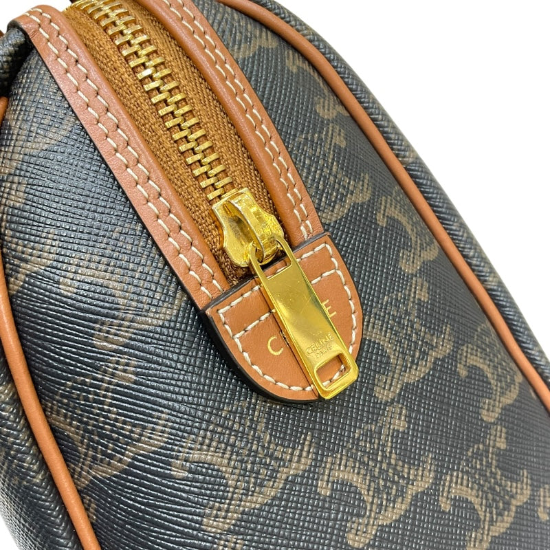 セリーヌ CELINE スモール ボストン 113772 タン トリオンフキャンバス レディース ハンドバッグ
