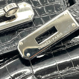 エルメス HERMES バーキン30 □G刻 ブラック SV金具 ニロティカス レディース ハンドバッグ
