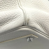 エルメス HERMES バーキン40 □N刻 ホワイト シルバー金具 トリヨン レディース ハンドバッグ