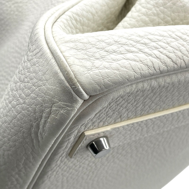 エルメス HERMES バーキン40 □N刻 ホワイト シルバー金具 トリヨン レディース ハンドバッグ