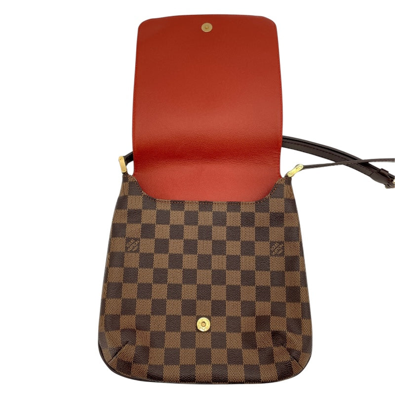 ルイ・ヴィトン LOUIS VUITTON ミュゼット・サルサ ロング N51300 ブラウン ダミエ・エベヌ レディース ショルダーバッグ