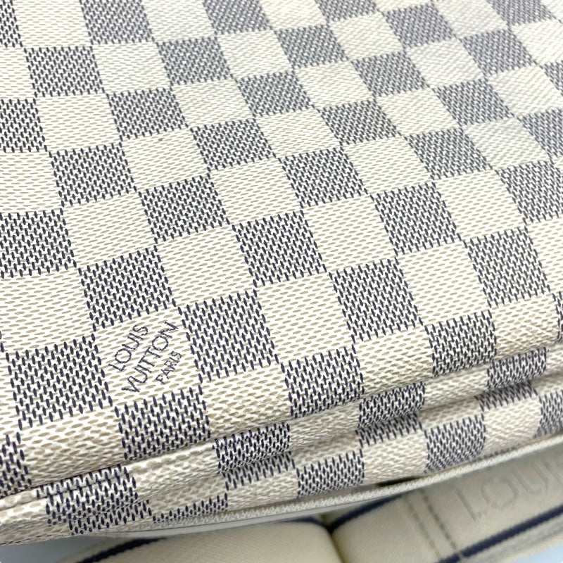 ルイ・ヴィトン LOUIS VUITTON ナヴィグリオ N51189 ホワイト ダミエ・アズール ユニセックス ショルダーバッグ