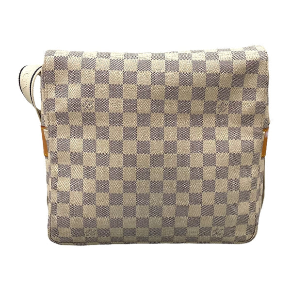 ルイ・ヴィトン LOUIS VUITTON ナヴィグリオ N51189 ホワイト ダミエ・アズール ユニセックス ショルダーバッグ