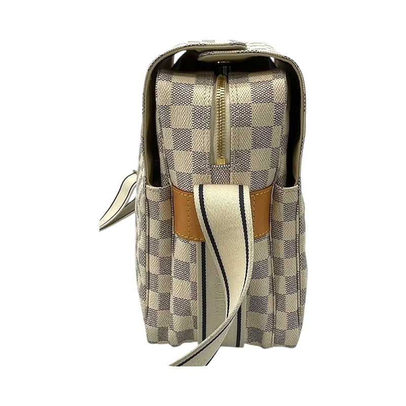 ルイ・ヴィトン LOUIS VUITTON ナヴィグリオ N51189 ホワイト ダミエ・アズール ユニセックス ショルダーバッグ