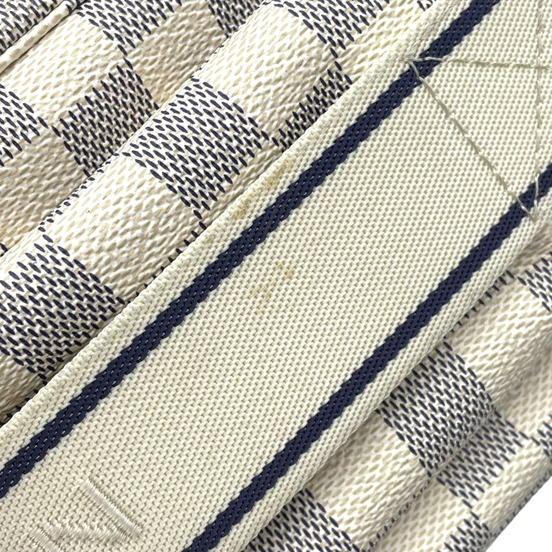 ルイ・ヴィトン LOUIS VUITTON ナヴィグリオ N51189 ホワイト ダミエ・アズール ユニセックス ショルダーバッグ