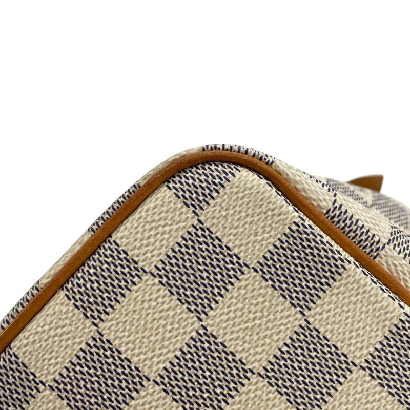 ルイ・ヴィトン LOUIS VUITTON サレヤPM N51186 ホワイト　ゴールド金具 ダミエ・アズール レディース トートバッグ