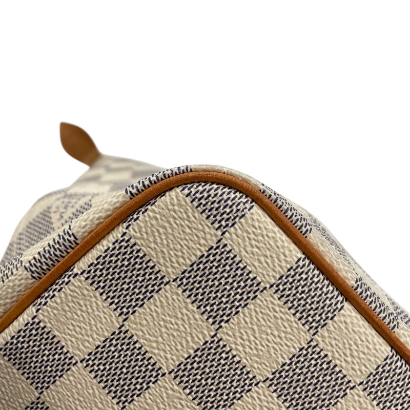 ルイ・ヴィトン LOUIS VUITTON サレヤPM N51186 ホワイト　ゴールド金具 ダミエ・アズール レディース トートバッグ