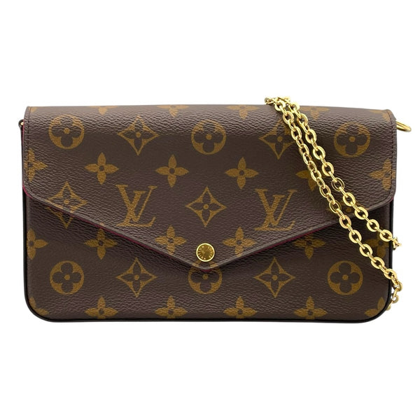 ルイ・ヴィトン LOUIS VUITTON ポシェットフェリシー  M61276 ブラウン モノグラム レディース ショルダーバッグ