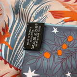 エルメス HERMES カレ90 ダブルフェイス  Sous le Charme d'Orphee レッド グレー シルク100％ レディース スカーフ