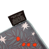 エルメス HERMES カレ90 ダブルフェイス  Sous le Charme d'Orphee レッド グレー シルク100％ レディース スカーフ