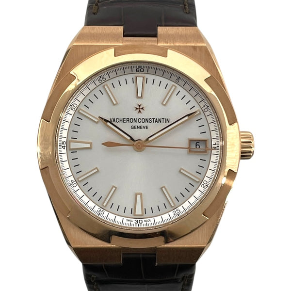 ヴァシュロン・コンスタンタン VACHERON CONSTANTIN オーヴァーシーズ 4500V/000R-B127 シルバー K18YG メンズ 腕時計