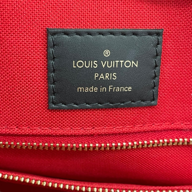 ルイ・ヴィトン LOUIS VUITTON オンザゴーGM M44576 ブラウン モノグラム ジャイアント・リバース レディース トートバッグ