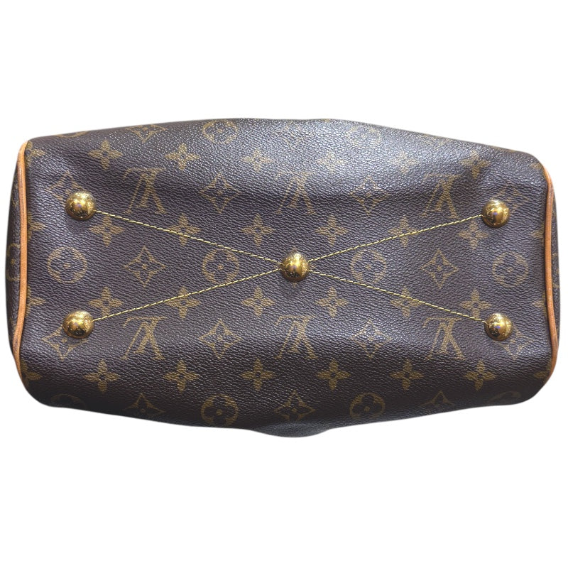 ルイ・ヴィトン LOUIS VUITTON ティヴォリPM M40143 ブラウン ゴールド金具 モノグラム レディース ハンドバッグ