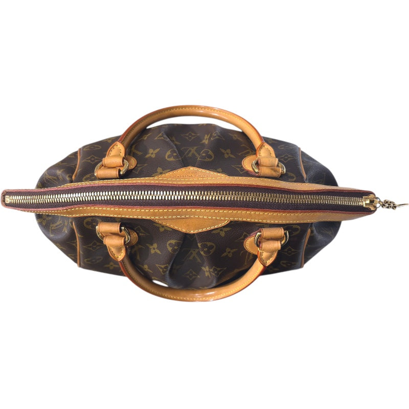 ルイ・ヴィトン LOUIS VUITTON ティヴォリPM M40143 ブラウン ゴールド金具 モノグラム レディース ハンドバッグ