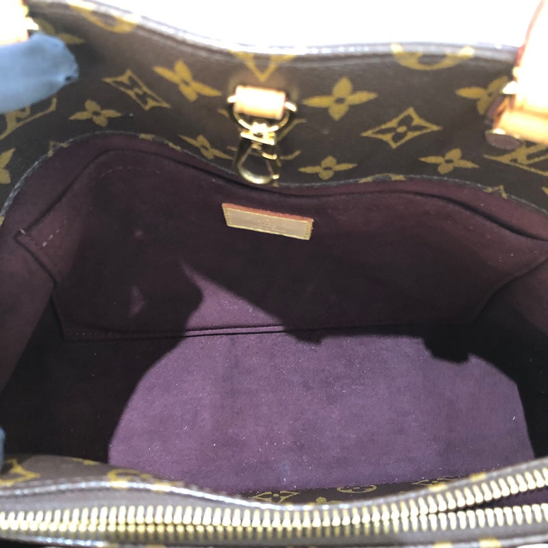 ルイ・ヴィトン LOUIS VUITTON モンテーニュMM M41056 ブラウン モノグラムキャンバス レディース ハンドバッグ