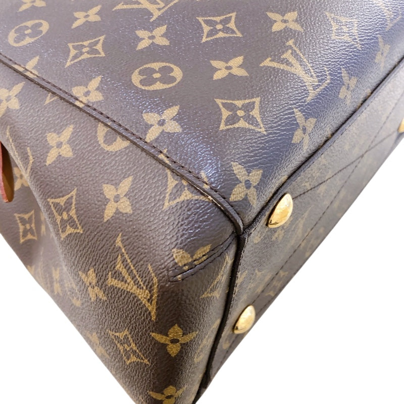 ルイ・ヴィトン LOUIS VUITTON モンテーニュMM M41056 ブラウン モノグラムキャンバス レディース ハンドバッグ