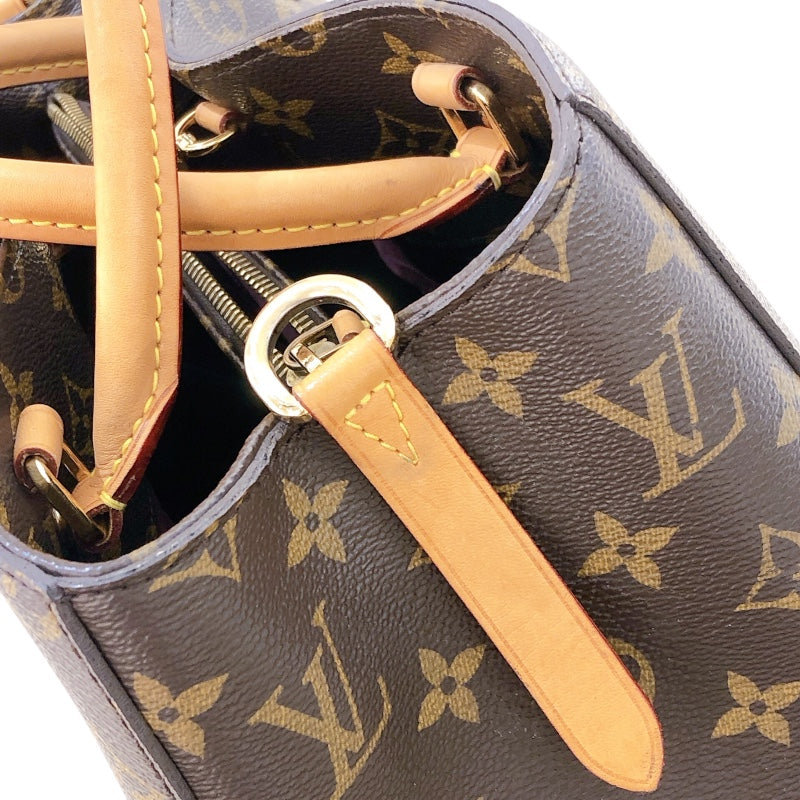 ルイ・ヴィトン LOUIS VUITTON モンテーニュMM M41056 ブラウン モノグラムキャンバス レディース ハンドバッグ