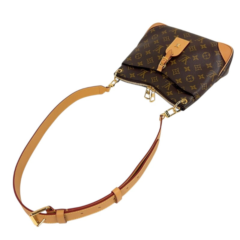 ルイ・ヴィトン LOUIS VUITTON オデオンPM M45354 ブラウン ゴールド