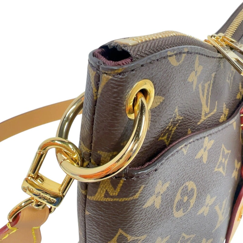 ルイ・ヴィトン LOUIS VUITTON オデオンPM M45354 ブラウン ゴールド