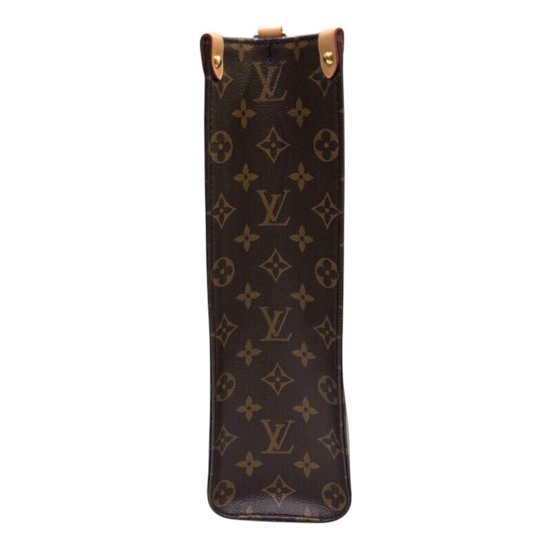 ルイ・ヴィトン LOUIS VUITTON サックプラPM M45848 ブラウン モノグラム ユニセックス ハンドバッグ