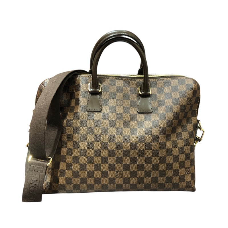 ルイ・ヴィトン LOUIS VUITTON ポルトドキュマンジュール N42242 ブラウン ダミエキャンバス メンズ ビジネスバッグ