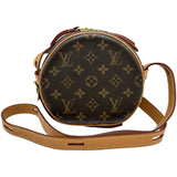 ルイ・ヴィトン LOUIS VUITTON ボワット・シャポー・スープルPM M45578 ブラウン モノグラムキャンバス レディース ショルダーバッグ