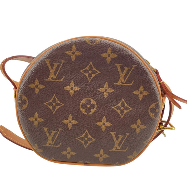 ルイ・ヴィトン LOUIS VUITTON ボワット・シャポー・スープルPM M45578 ブラウン モノグラムキャンバス レディース ショルダーバッグ