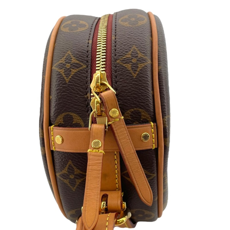 ルイ・ヴィトン LOUIS VUITTON ボワット・シャポー・スープルPM M45578 ブラウン モノグラムキャンバス レディース ショルダーバッグ