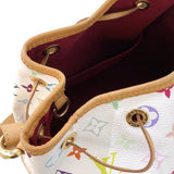 ルイ・ヴィトン LOUIS VUITTON プチ・ノエ M42229 ホワイト/マルチカラー モノグラムマルチカラー レディース ハンドバッグ
