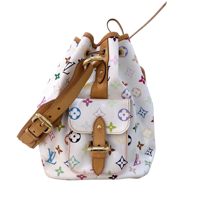 ルイ・ヴィトン LOUIS VUITTON プチ・ノエ M42229 ホワイト/マルチカラー モノグラムマルチカラー レディース ハンドバッグ