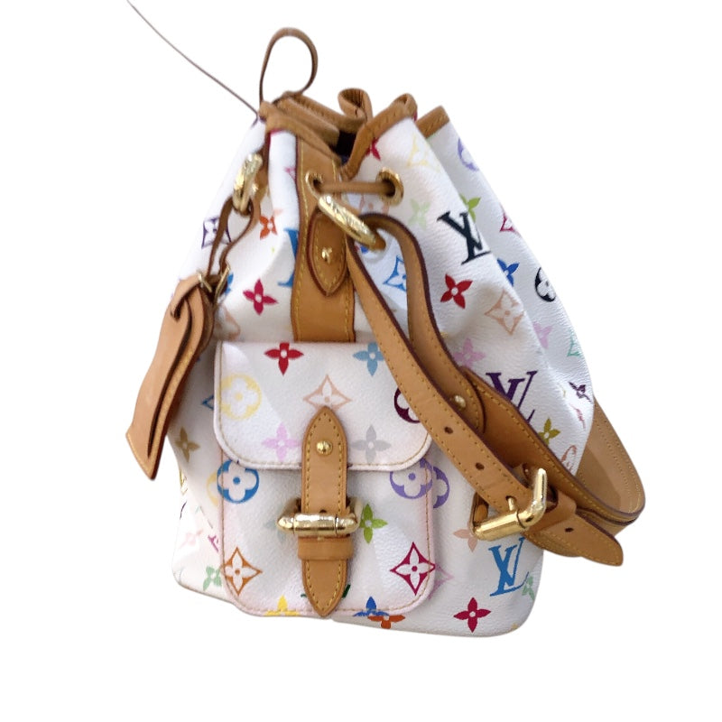 ルイ・ヴィトン LOUIS VUITTON プチ・ノエ M42229 ホワイト/マルチカラー モノグラムマルチカラー レディース ハンドバッグ