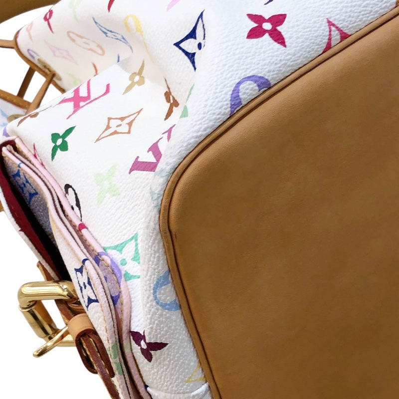 ルイ・ヴィトン LOUIS VUITTON プチ・ノエ M42229 ホワイト/マルチカラー モノグラムマルチカラー レディース ハンドバッグ
