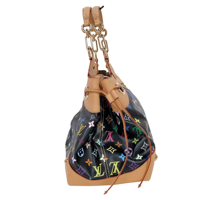 ルイ・ヴィトン LOUIS VUITTON ウルスラ M40124 ブラック モノグラム・マルチカラー ユニセックス トートバッグ