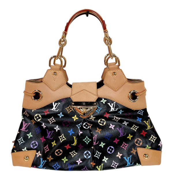 ルイ・ヴィトン LOUIS VUITTON ウルスラ M40124 ブラック モノグラム・マルチカラー ユニセックス トートバッグ
