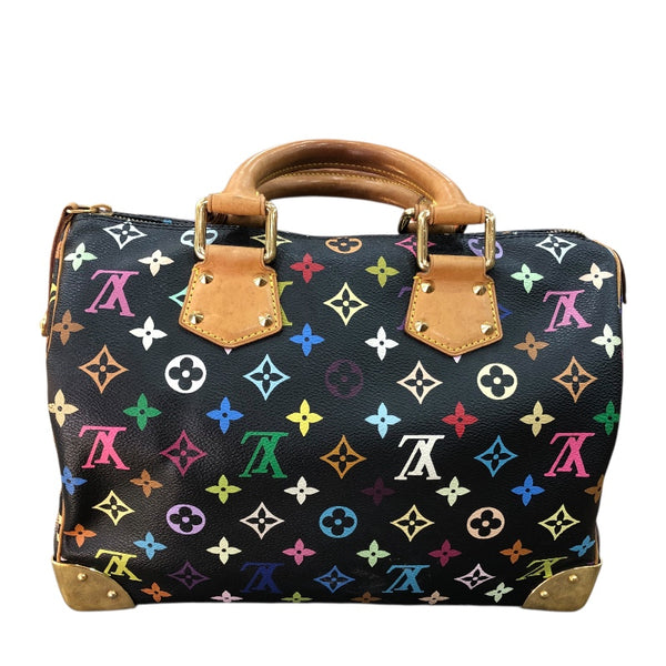 ルイ・ヴィトン LOUIS VUITTON スピーディ30 M92642 マルチカラー GD金具 モノグラム・マルチカラー ユニセックス ハンドバッグ