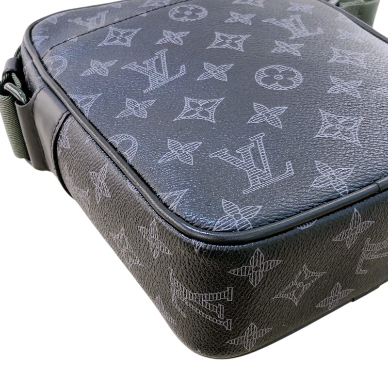 ルイ・ヴィトン LOUIS VUITTON ダヌーブPM ヴィヴィエンヌ限定 M43677 ブラック モノグラム・クリプス メンズ ショルダーバッグ