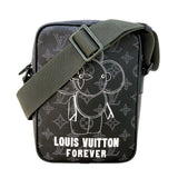 ルイ・ヴィトン LOUIS VUITTON ダヌーブPM ヴィヴィエンヌ限定 M43677 ブラック モノグラム・クリプス メンズ ショルダーバッグ